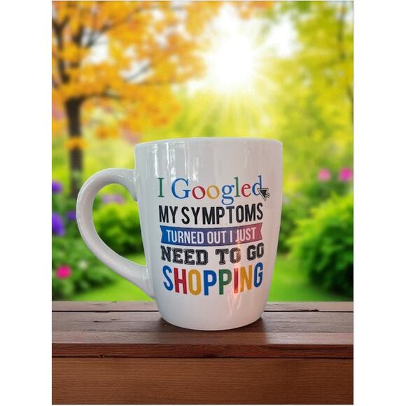 Kitschy Mug Alert - Shopaholic Mug - Picture 2 of 7